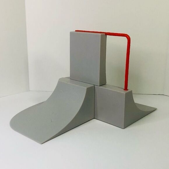 tech deck build a park world tour spin master 13892 light grey red rail - Picture 5 of 8